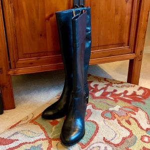 Tommy Hilifiger Tall Leather Boots